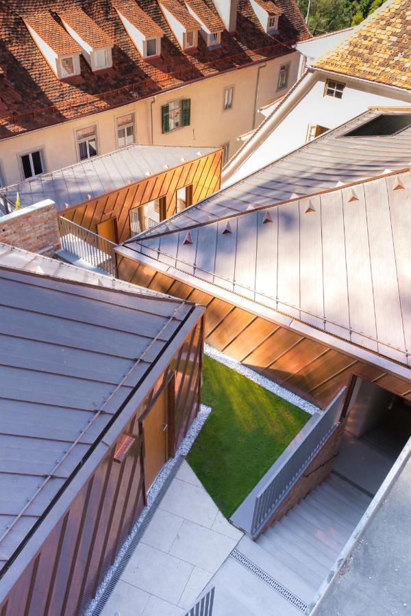 Kai 36 - Hotel Zwischen Fels Und Fluss 格拉茨 外观 照片 Copper roofing